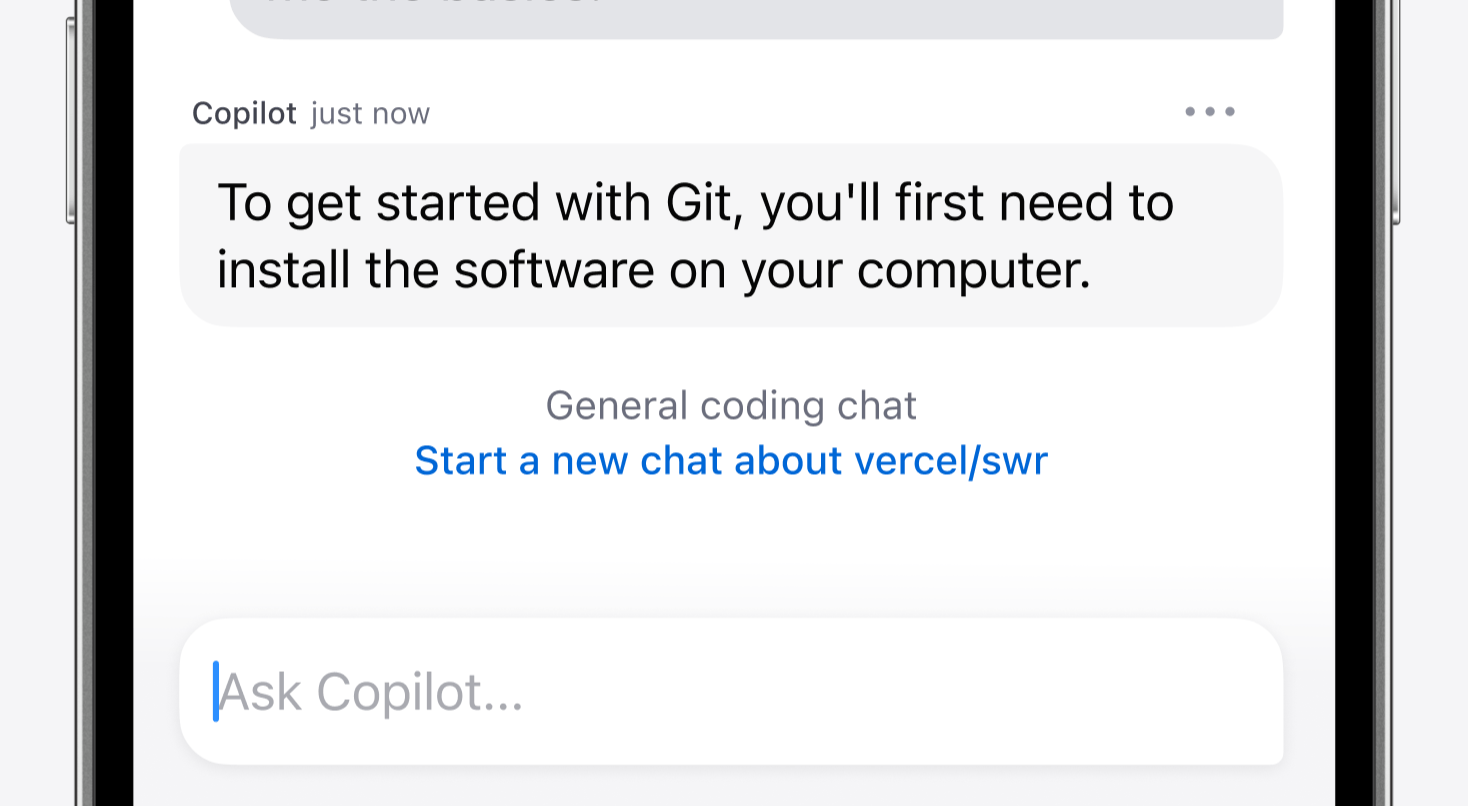 Copilot conversation switcher